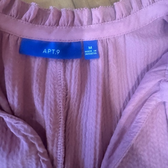 Apt 9 Ruffled Trim Sleeveless Blouse - Picture 5 of 7